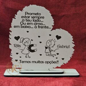 Placa decoração_Namorados atrevidos